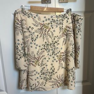 Women’s Bailey 44 off-the-shoulder 3/4 sleeve floral blouse size Large